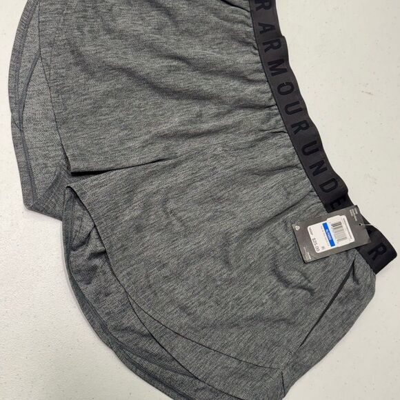 Under Armour Play Up Twist 3.0 Gray Athletic Shorts SZ XL - Picture 2 of 9